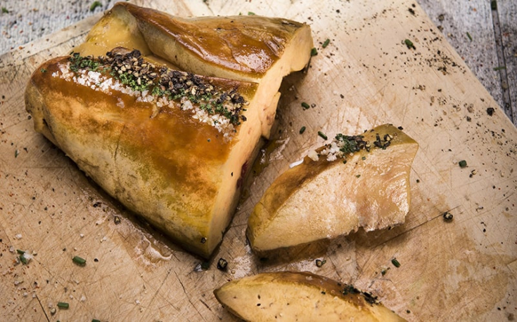 foie gras canard roti