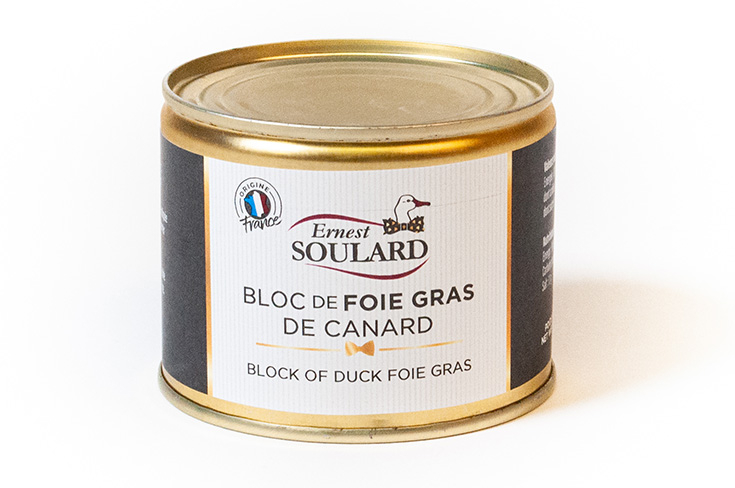 Bloc de foie gras de canard sans morceaux