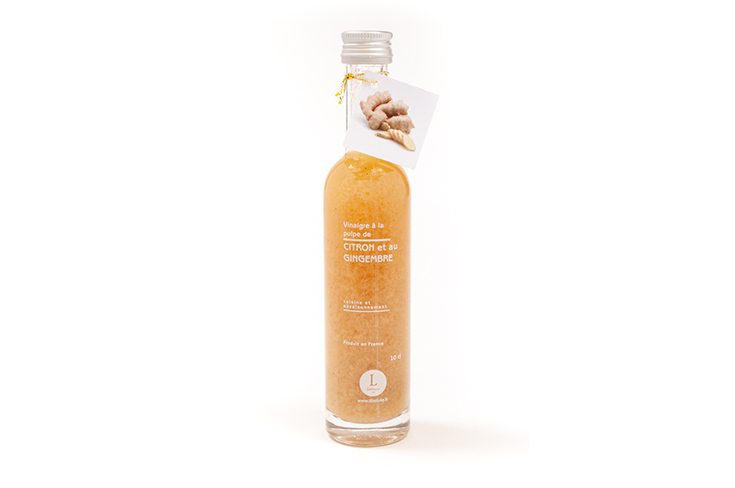 Vinaigre à la pulpe de citron et gingembre 100ml