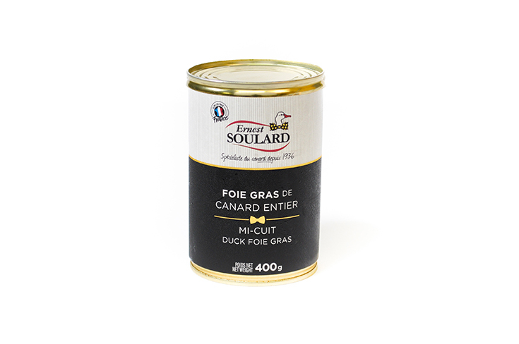 Foie gras de canard entier mi-cuit 400g