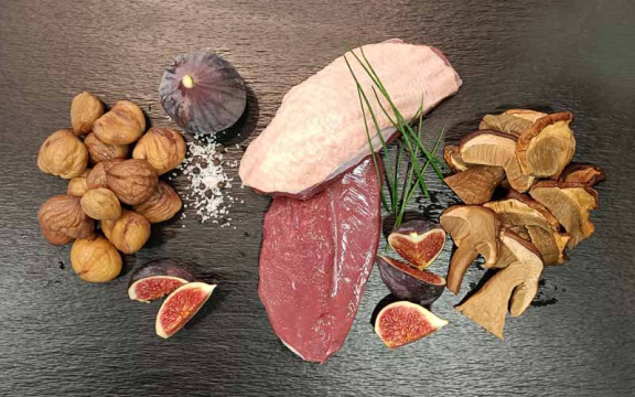 Recette Filet de canette avec cèpes, châtaignes et figues fraîches
