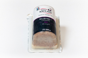 Rillettes de canard mi-cuit 220g