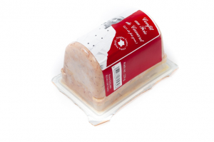 Confit au bloc de foie gras de canard mi-cuit 220g