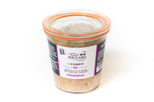 Confit au bloc de foie gras de canard