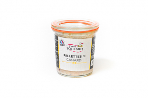 Verrine rillettes de canard à déguster