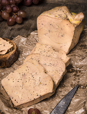 Foie gras de canard entier mi-cuit au Cabernet 500g