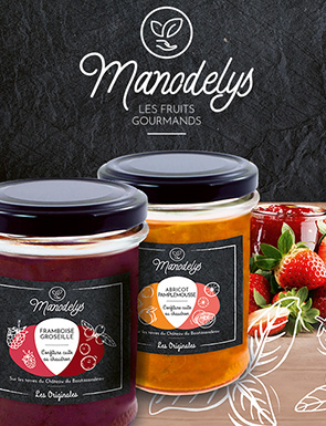 CONFITURE MANODELYS RHUBARBE AGRUME