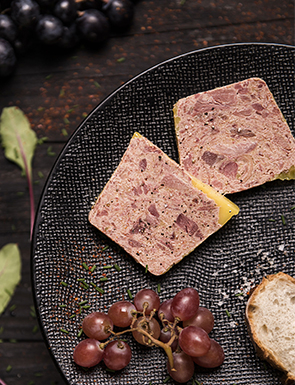Confit au bloc de foie gras de canard mi-cuit 220g à déguster