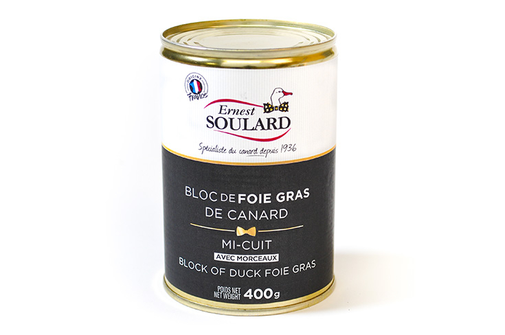 Bloc De Foie Gras de Canard Mi-Cuit Avec Morceaux 30% 1 Kg - Délices &  Bonheurs - Frais 