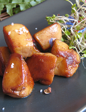 Wok de foie gras de canard surgelé