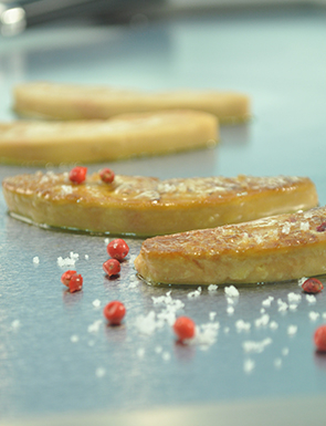 Escalopes de foie gras de canard surgelées à déguster
